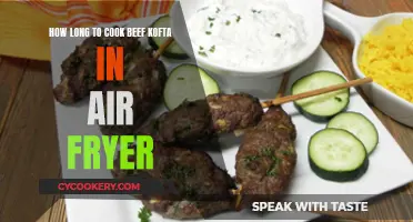 Mastering the Air Fryer: Beef Kofta Cooking Time