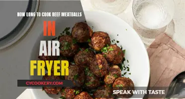 Beef Meatball Perfection: Air Fryer Cooking Time Revealed