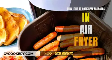 Air Fryer Beef Sausages: Cooking Time Perfection