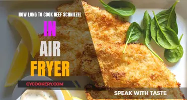 Beef Schnitzel Perfection: Air Fryer Cooking Time Revealed