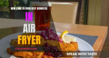 Air-Fried Beef Schnitzel: Perfect Timing for Crispy Results