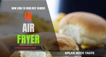 Beef Sliders: Air Fryer Cooking Time Perfection