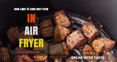 Beef Stew Perfection: Air Fryer Cooking Time Guide