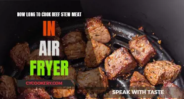 Beef Stew Meat: Air Fryer Cooking Time Tips