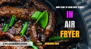 Beef Strips Air Fryer Cooking Time: Quick and Easy Guide