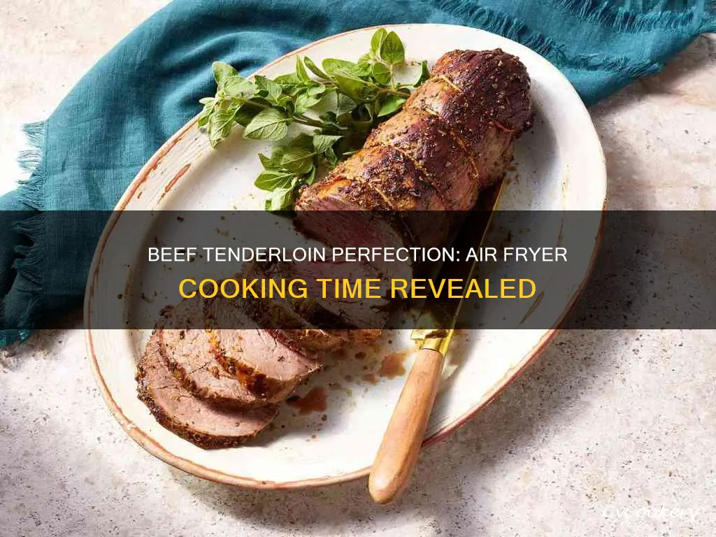 how long to cook beef tenderloin in air fryer