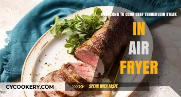 Beef Tenderloin Steak: Air Fryer Cooking Time Guide