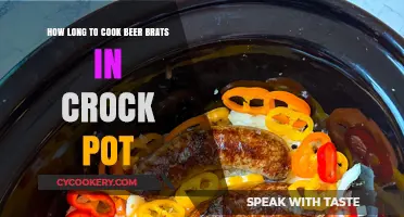 Crock Pot Beer Brats: How Long to Cook?
