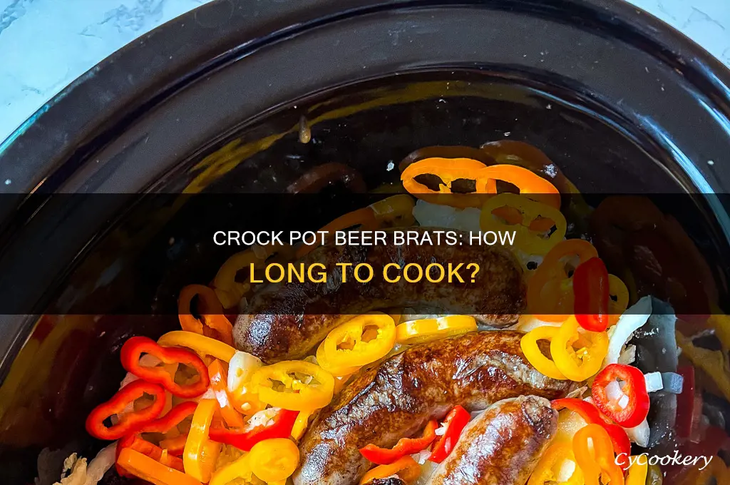 how long to cook beer brats in crock pot