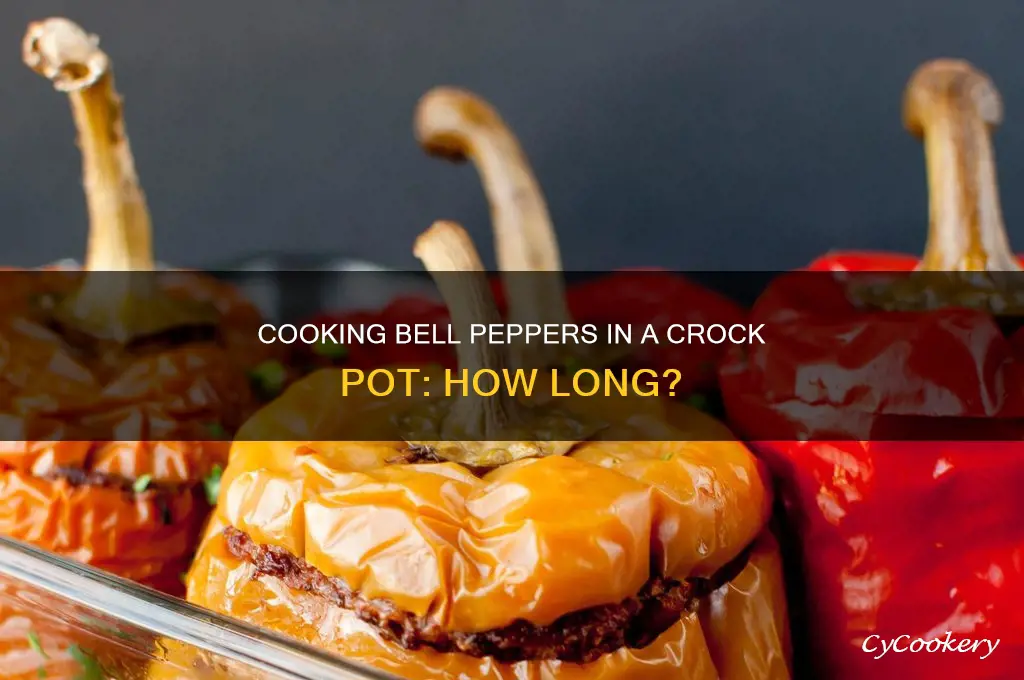 how long to cook bell peppers in crock pot
