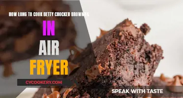 Perfectly Baked: Betty Crocker Brownies in the Air Fryer