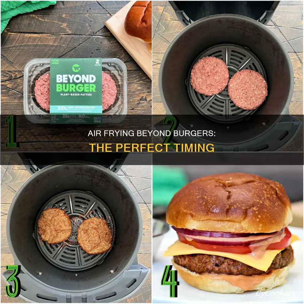 how long to cook beyond burger in an air fryer
