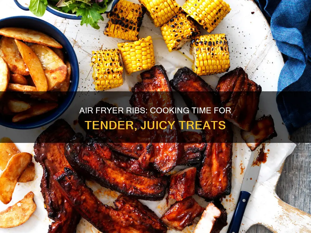 how long to cook bineless ribs in air fryer