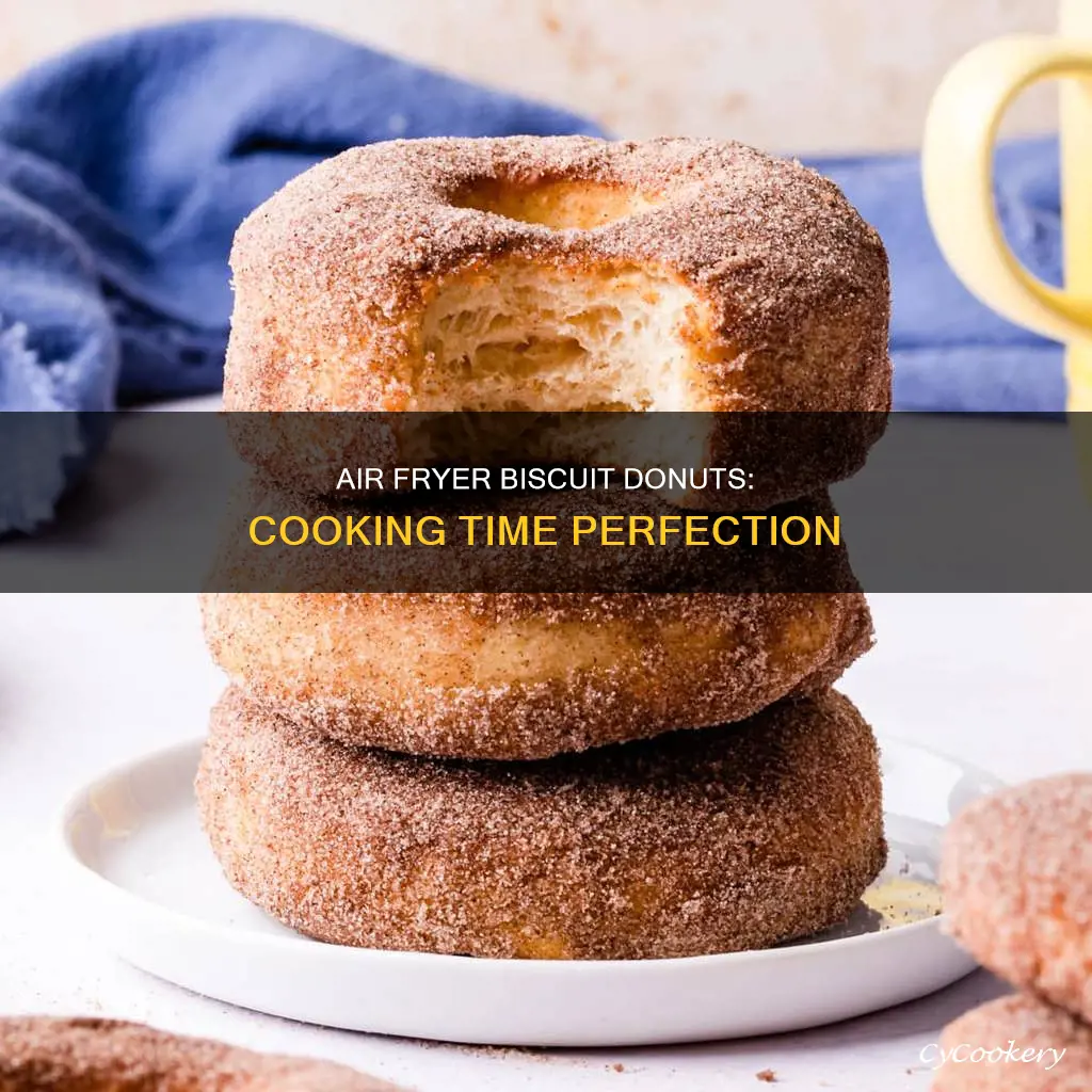 how long to cook biscuit donuts in air fryer