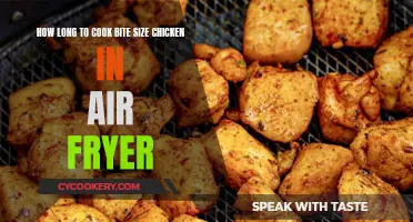 Perfectly Cooked Chicken Bites: Air Fryer Times Revealed