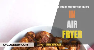 Air Fryer Cooking: Bite-Sized Chicken, Perfectly Cooked