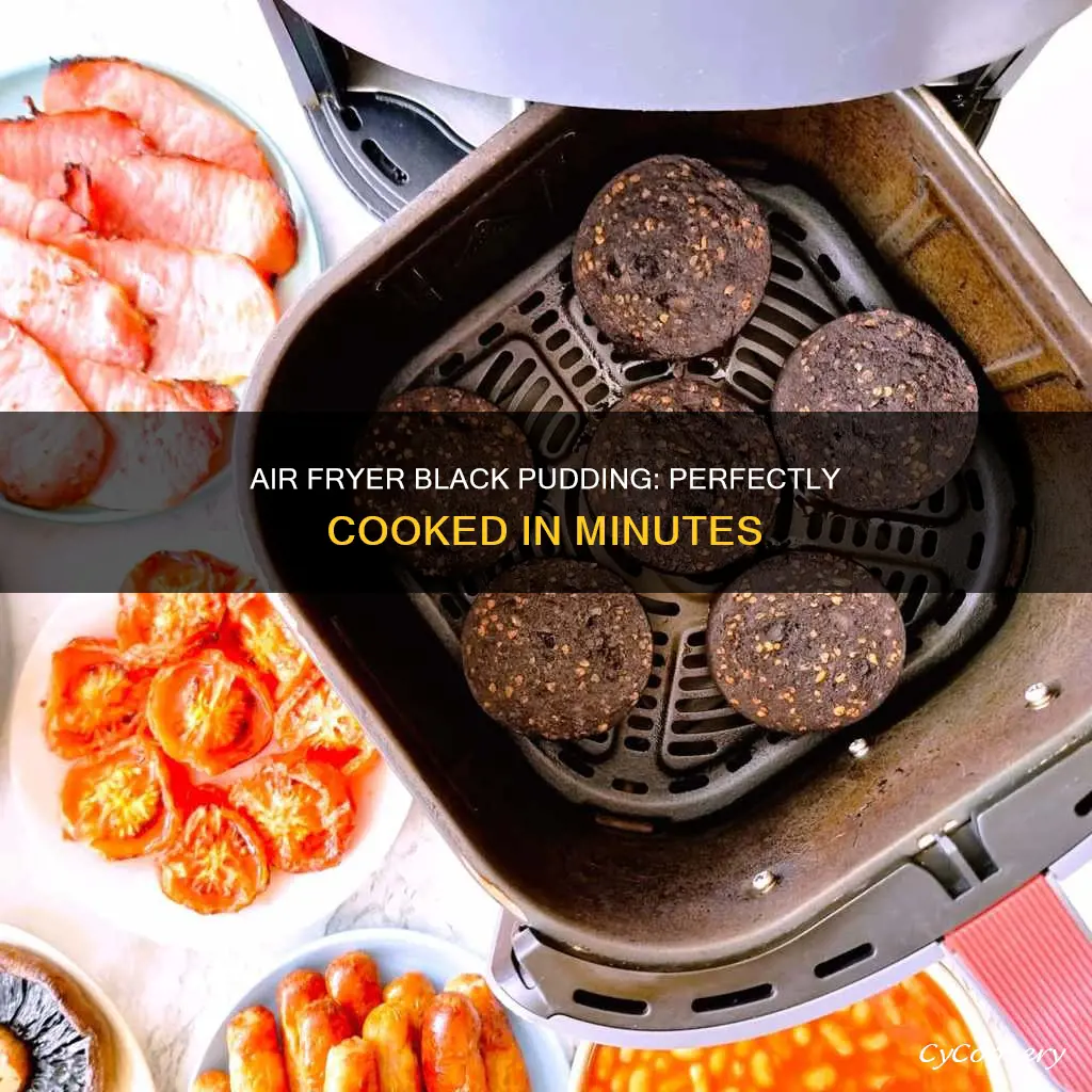 how long to cook black pudding in air fryer