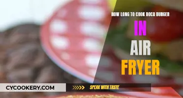 Air Fryer Boca Burger: Perfect Timing for a Quick Bite