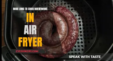 Boerewors Perfection: Air Fryer Cooking Time Revealed