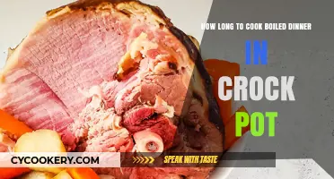 Crock Pot Boiled Dinner: How Long to Cook?