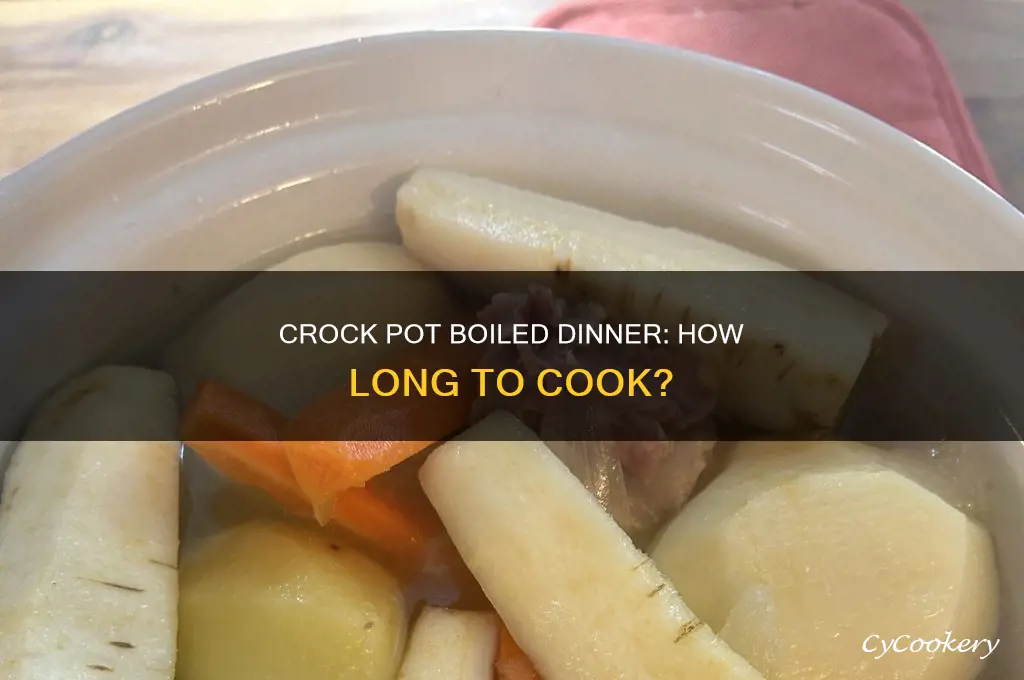 how long to cook boiled dinner in crock pot