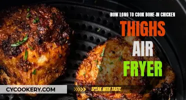 Perfectly Cooked Bone-In Chicken Thighs: Air Fryer Time Guide