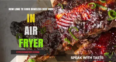 Perfectly Cooked Boneless Beef Ribs: Air Fryer Time Guide