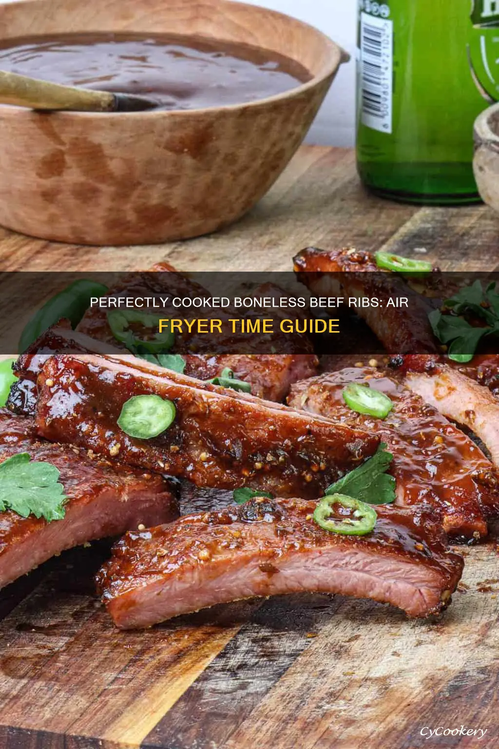 how long to cook boneless beef ribs in air fryer