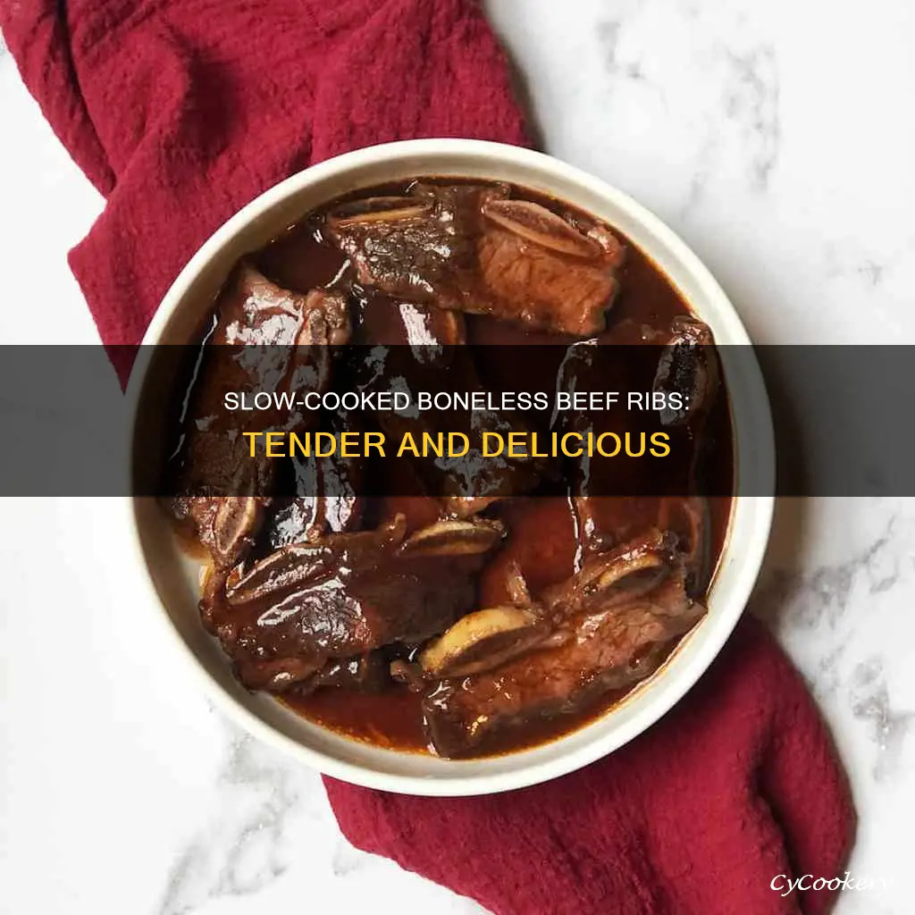 how long to cook boneless beef ribs in crock pot