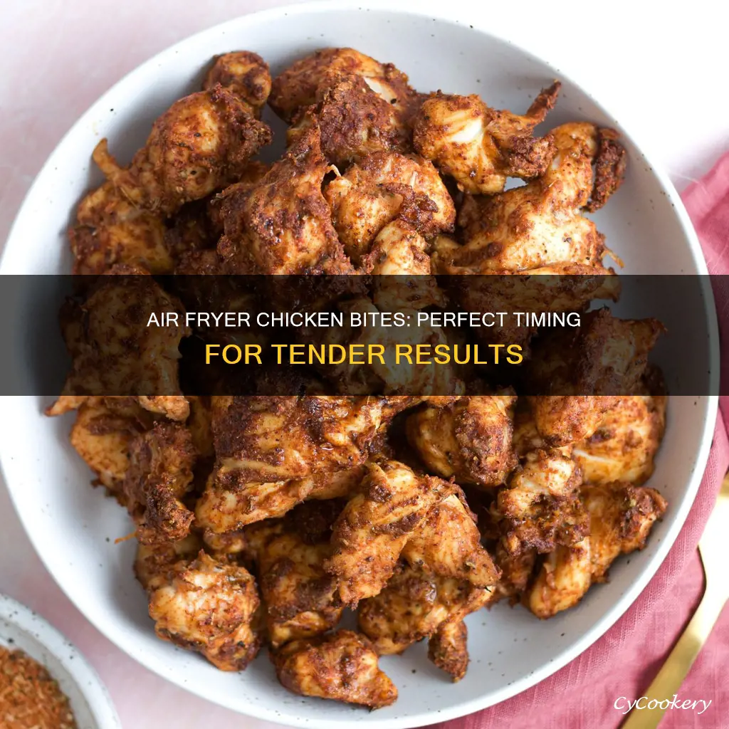 how long to cook boneless chicken bites in air fryer