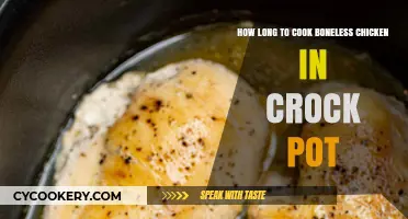 Crock Pot Cooking: Boneless Chicken Perfection