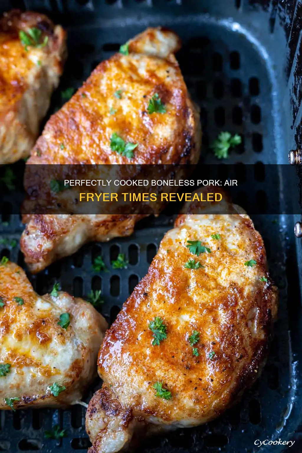 how long to cook boneless pork in air fryer