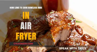 Perfectly Cooked Boneless Ribs: Air Fryer Time and Temperature Guide