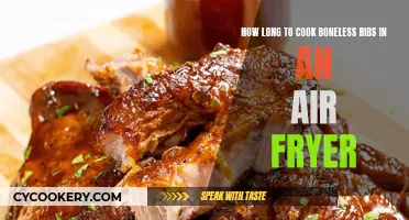 Perfectly Cooked Boneless Ribs: Air Fryer Time and Temperature Guide