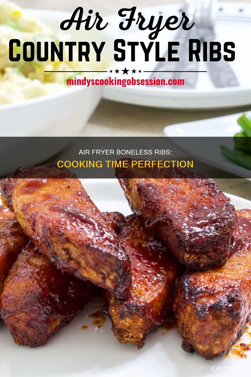 how long to cook boneless ribs in an air fryer