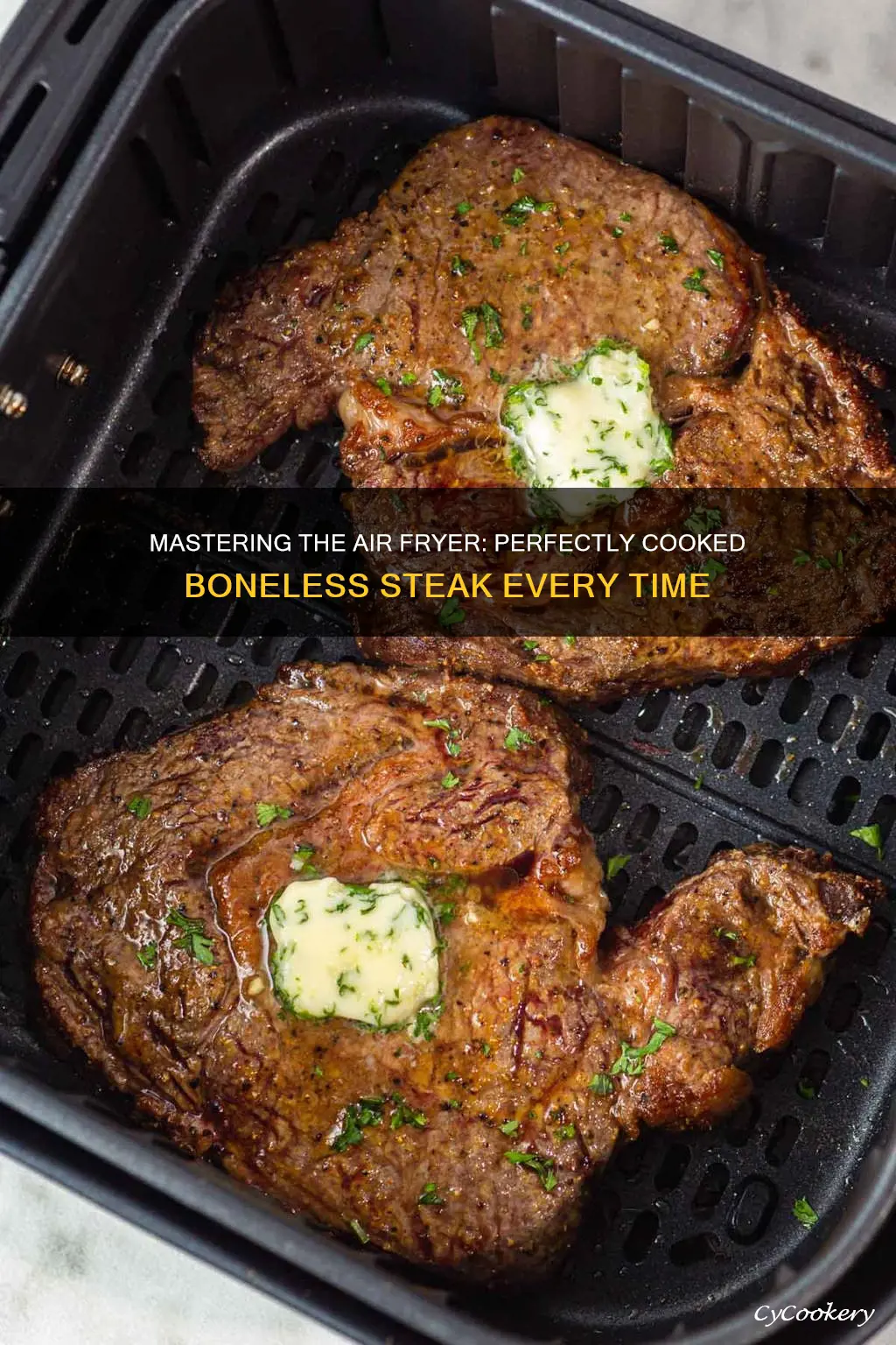 how long to cook boneless steak in air fryer