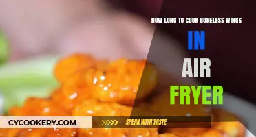 Crispy Air Fryer Boneless Wings: Perfect Cooking Time Guide