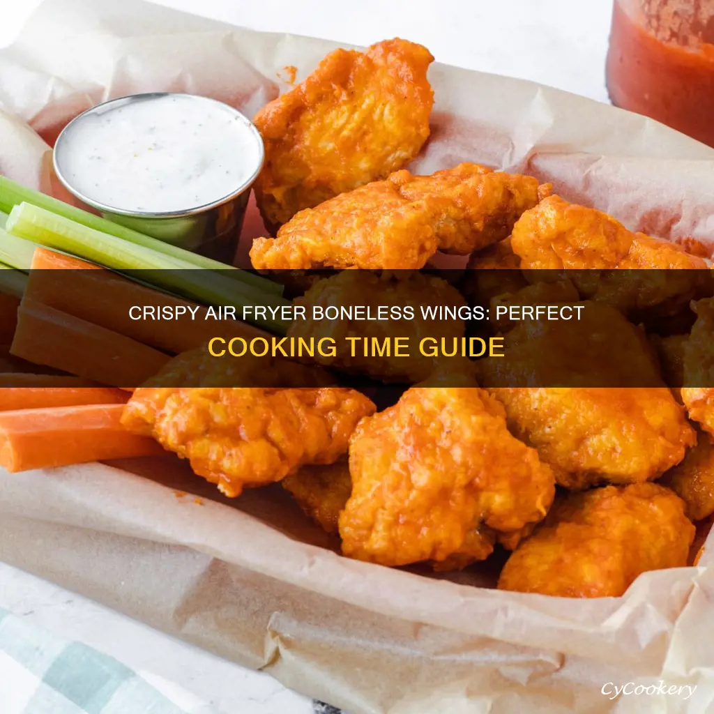 how long to cook boneless wings in air fryer