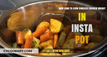 Insta Pot Cooking: Boneless Chicken Breasts, Quick and Easy!