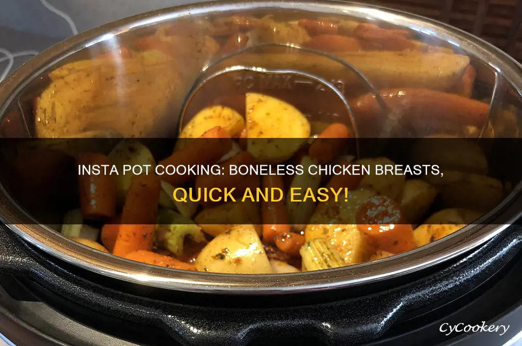how long to cook bonless chicken breast in insta pot