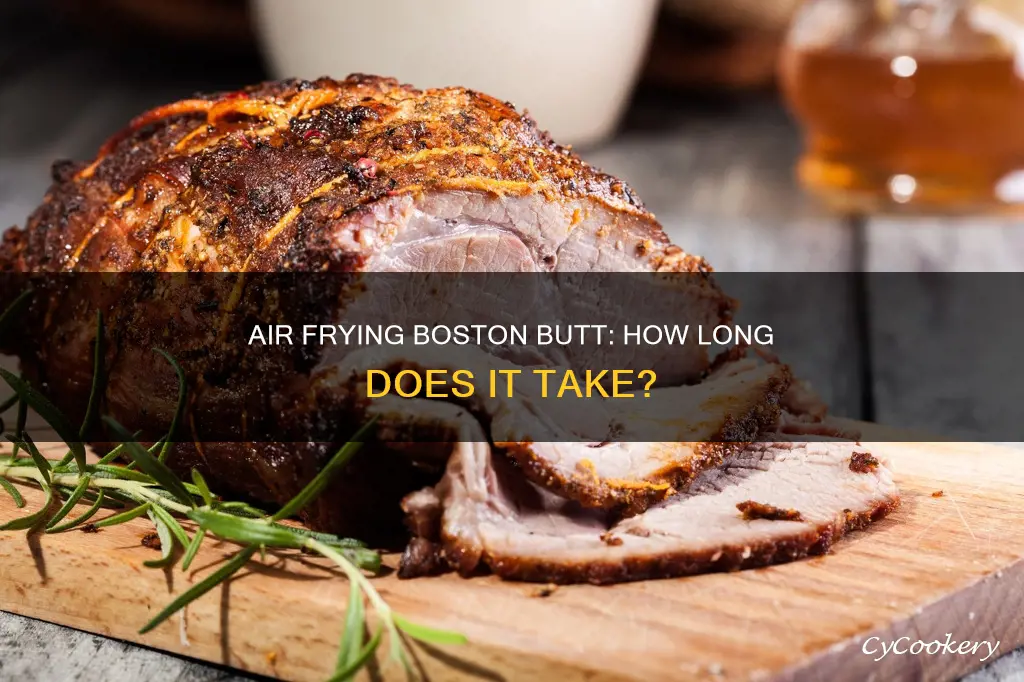 how long to cook boston butt in air fryer