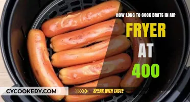 Perfectly Cooked Brats: Air Fryer Time at 400°F