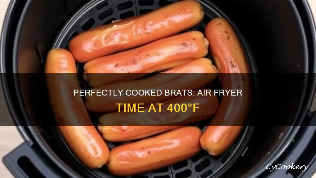 how long to cook brats in air fryer at 400