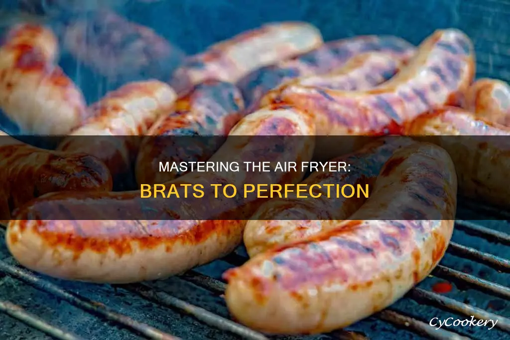 how long to cook brats in air fryer oven