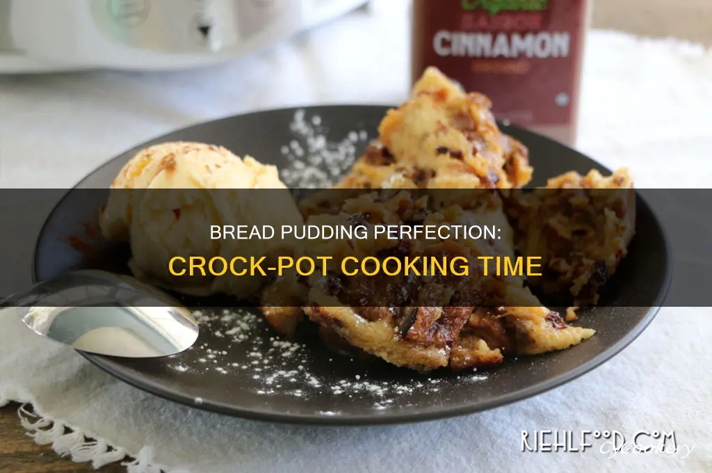 how long to cook bread pudding in crock pot