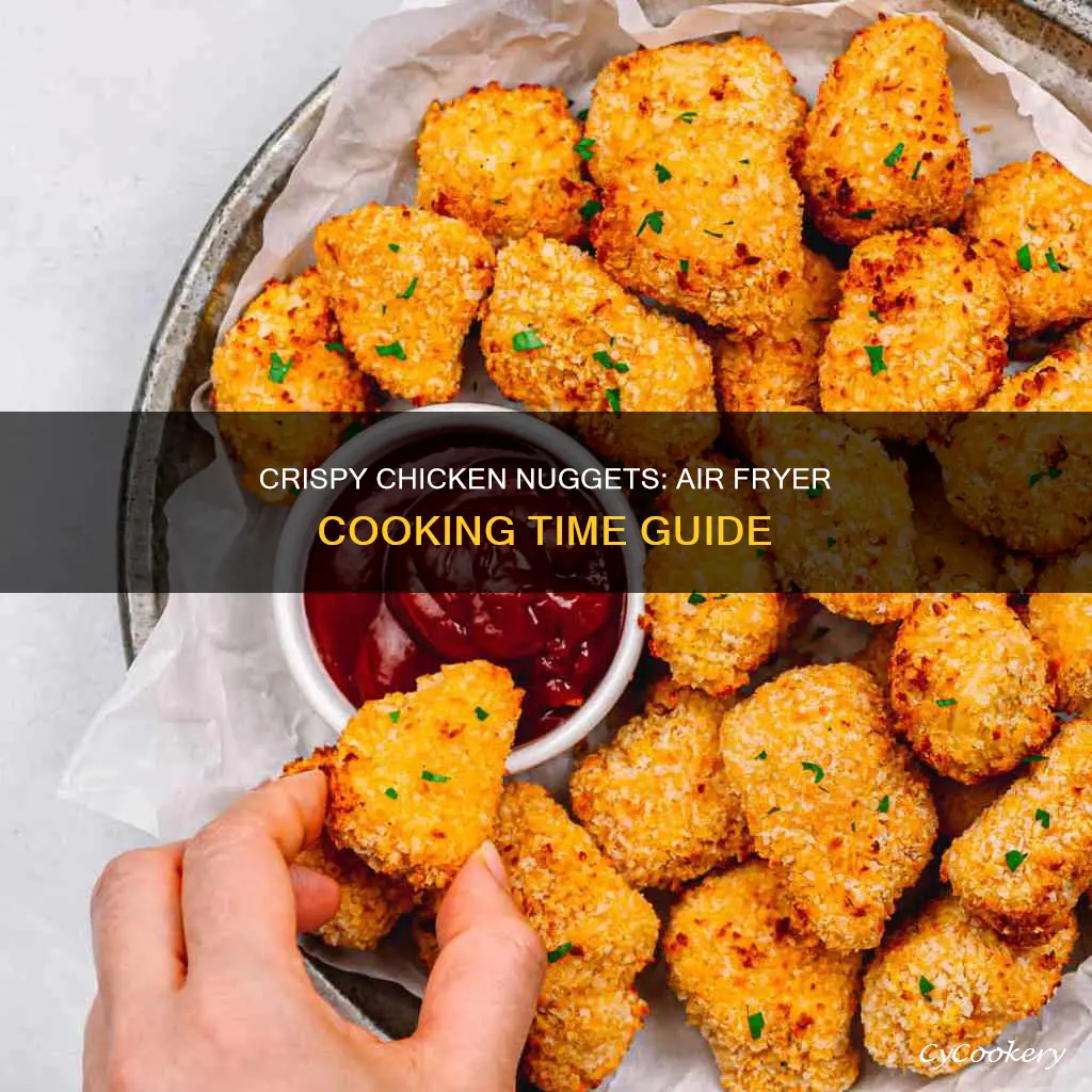 how long to cook breaded chicken nuggets in air fryer