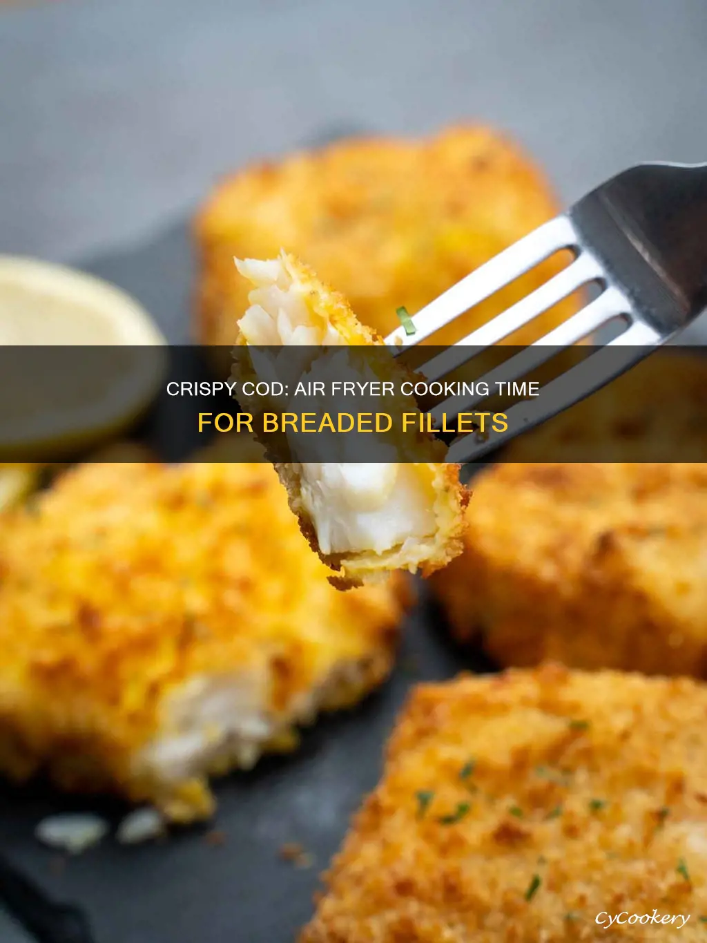 how long to cook breaded cod fillets in air fryer