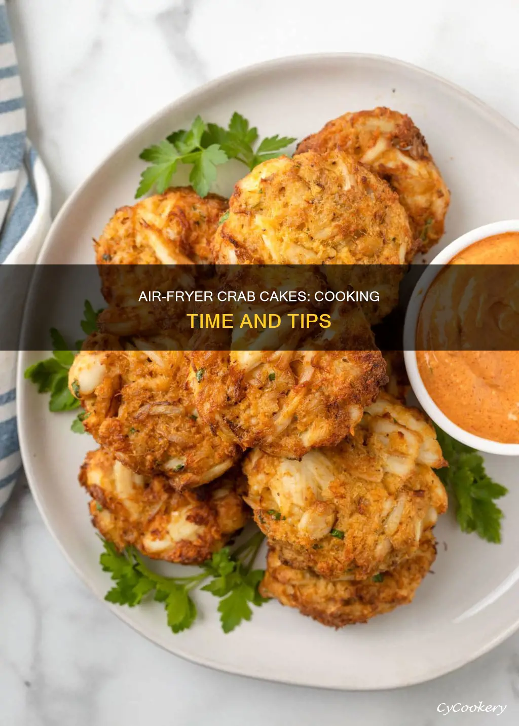how long to cook breaded crab cakes in air fryer