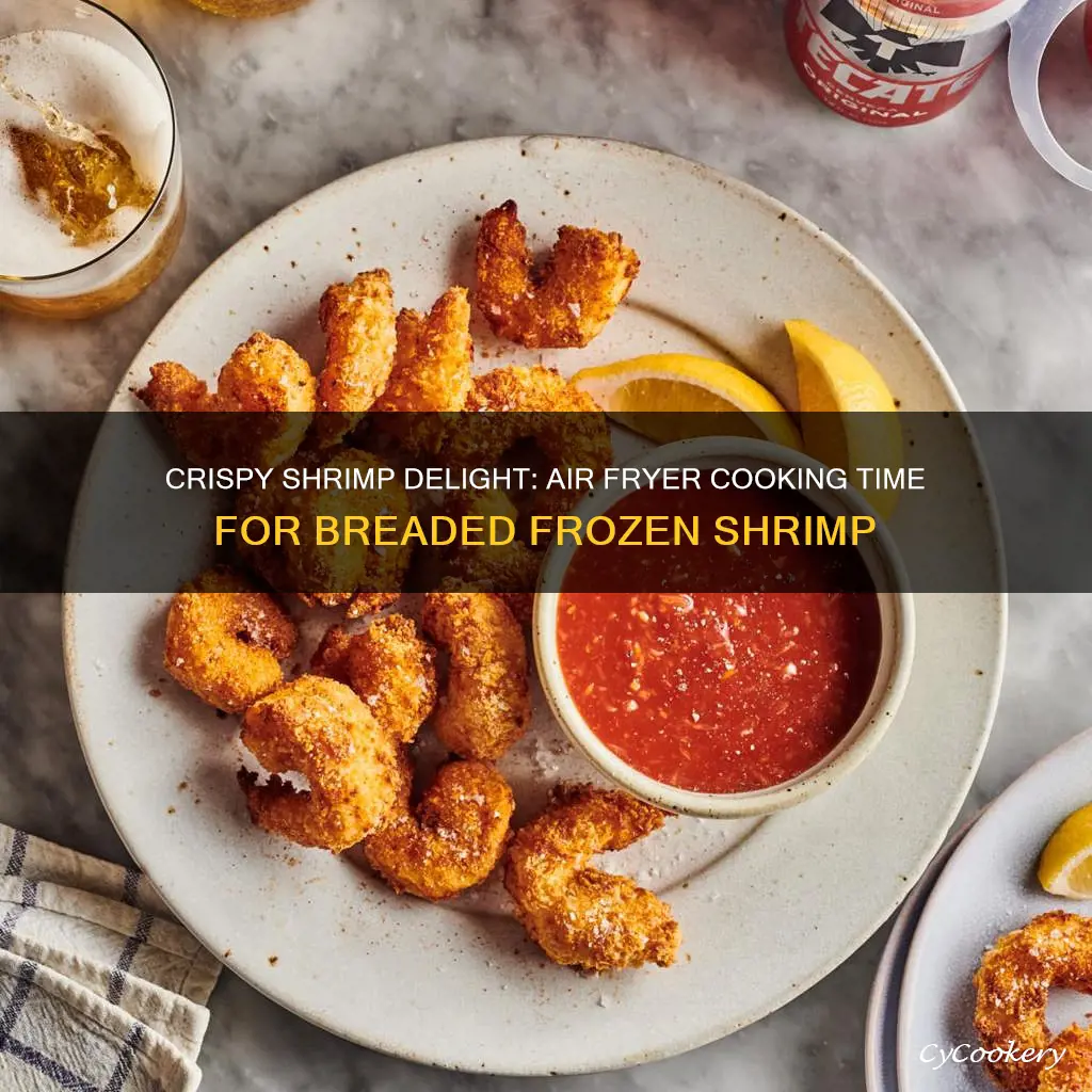 how long to cook breaded frozen shrimp in air fryer