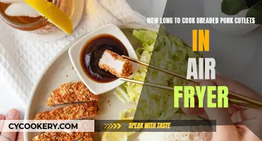 Air Fryer Breaded Pork Cutlets: Cooking Time Perfection